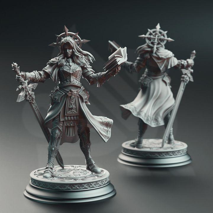 Johanna Saffron – Paladin of Vengeance Miniature