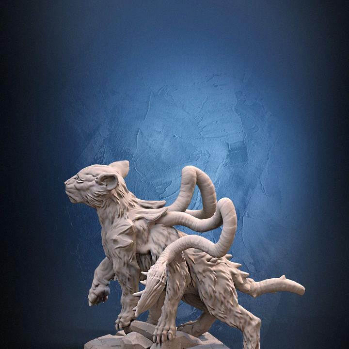 Displacer Beast Miniature – D&D, Pathfinder