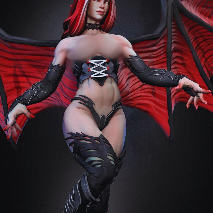 Succubus Miniature – Dragun Studios, Dark Fantasy RPG