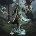 Pontifax the Emerald Eyed elf lord miniature, Feywild court mage, by GLC3DPrints