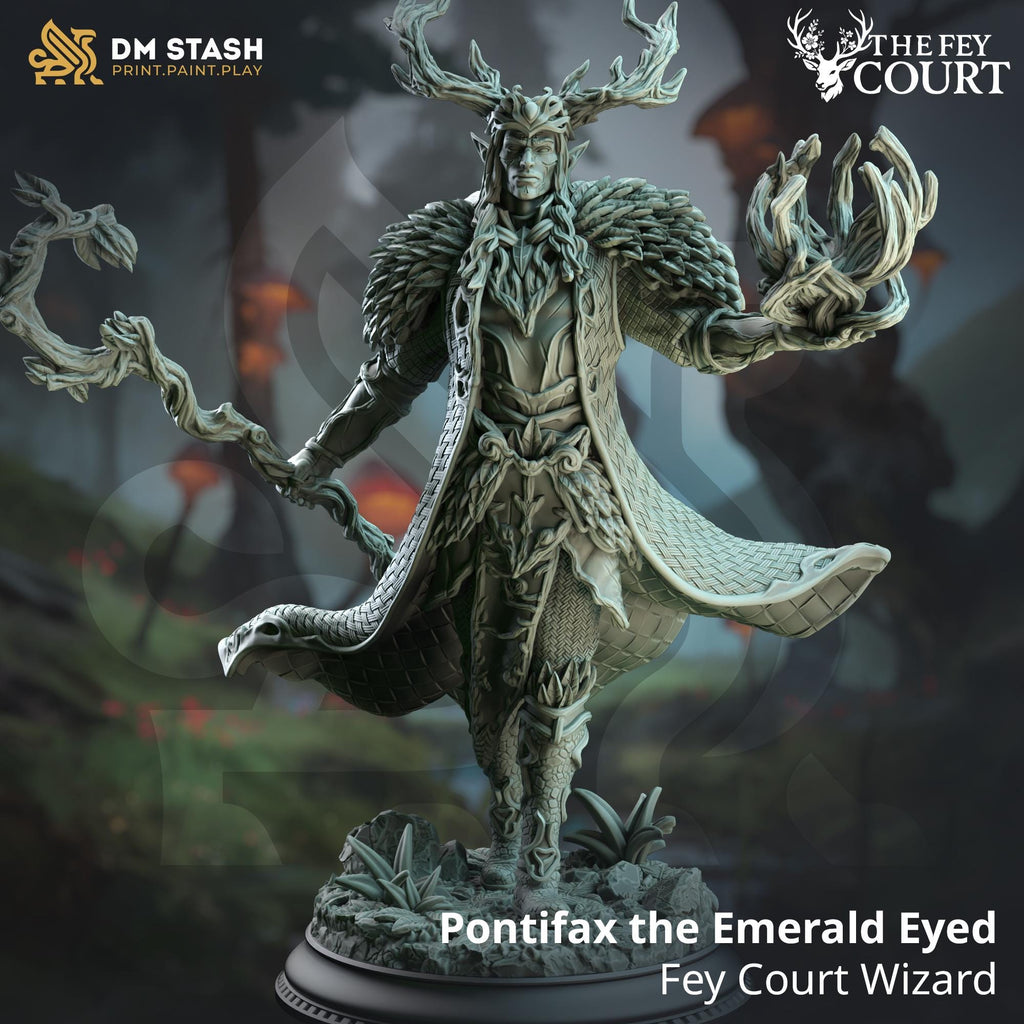 Pontifax the Emerald Eyed elf lord miniature, photo 2