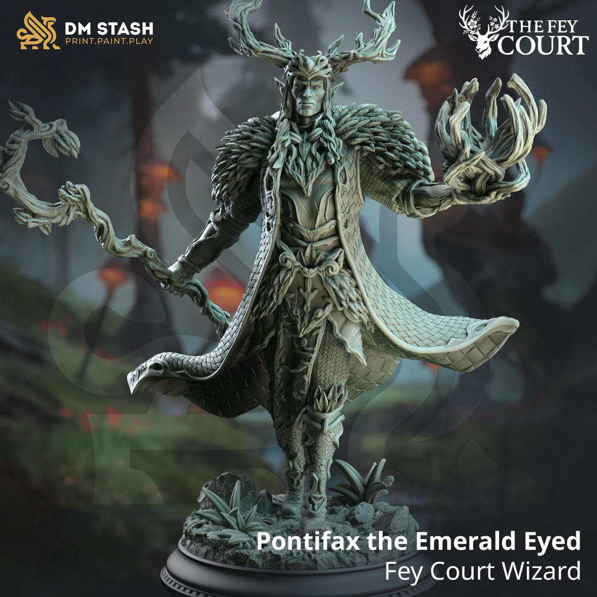 Pontifax the Emerald Eyed elf lord miniature, photo 2