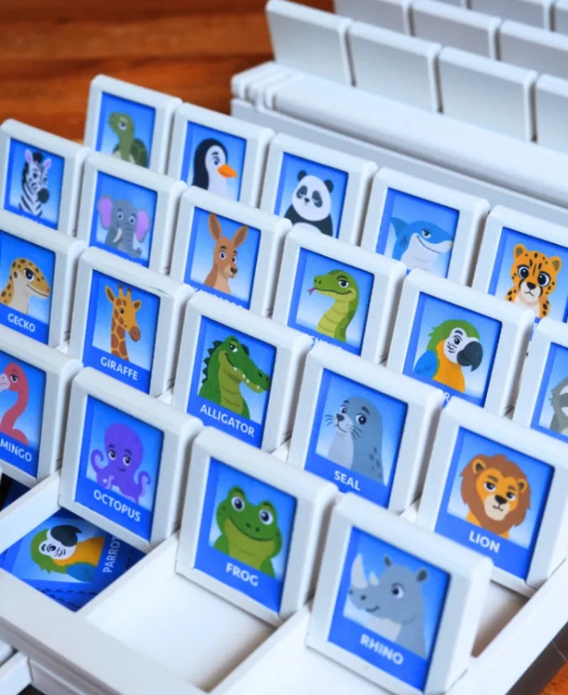 Zoo Are You? – Hidden Book Deduction Game (3D Printed)