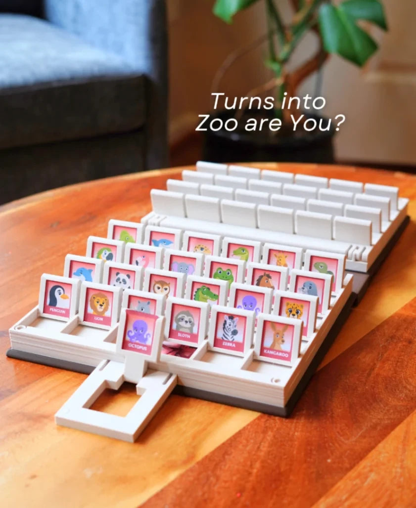 Zoo Are You? – Hidden Book Deduction Game (3D Printed)