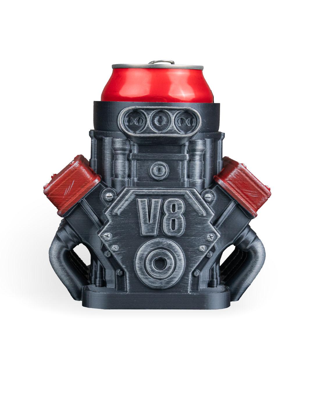 Octane V8 Engine Can Holder – Car Lover Gift