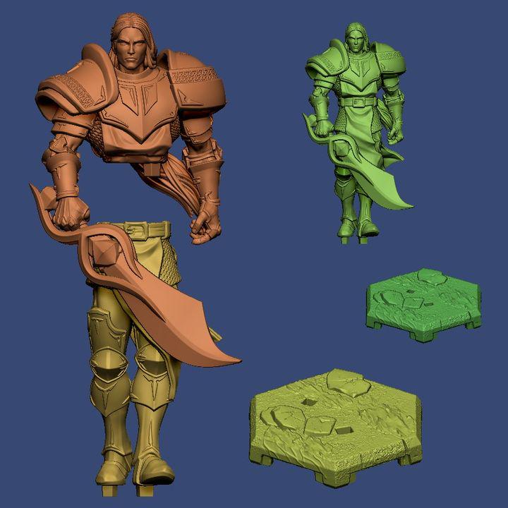 Lancelot V3 Fantasy Knight Miniature – Dragun Studios