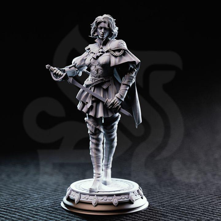 Victoria Asquith Vampire Duelist Miniature – Gothic Horror