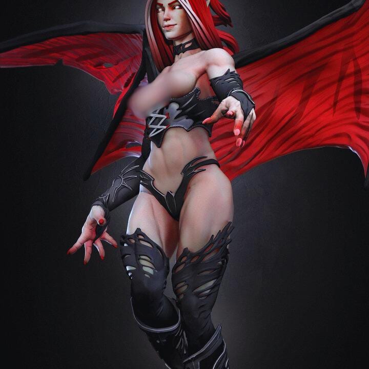 Succubus Miniature – Dragun Studios, Dark Fantasy RPG