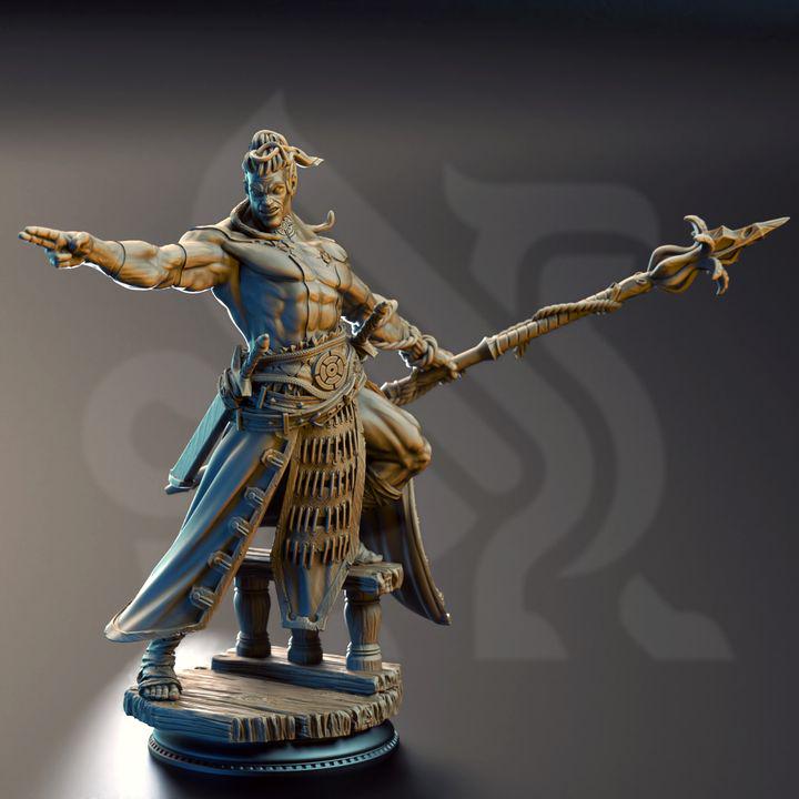 Arakun of the Wastes goliath pirate miniature, photo 2