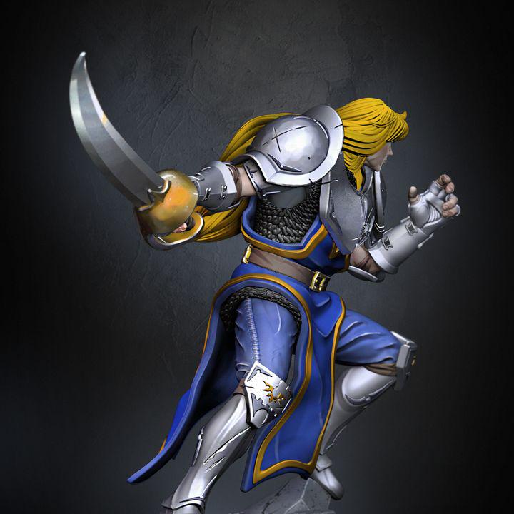 Lancelot V2 Knight Miniature – D&D Tabletop RPG