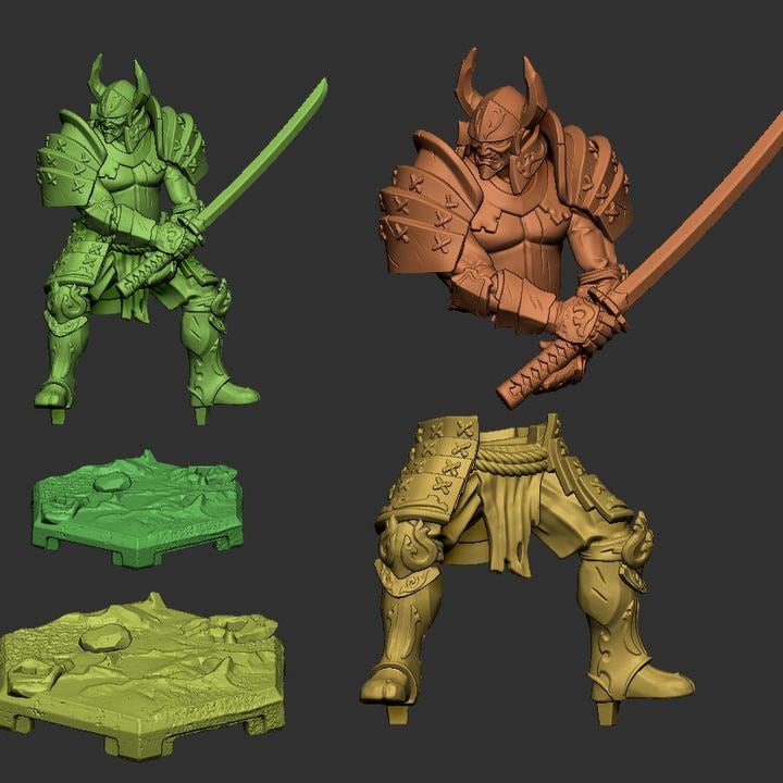 Ghost Samurai Muramasa Miniature (50mm/75mm)