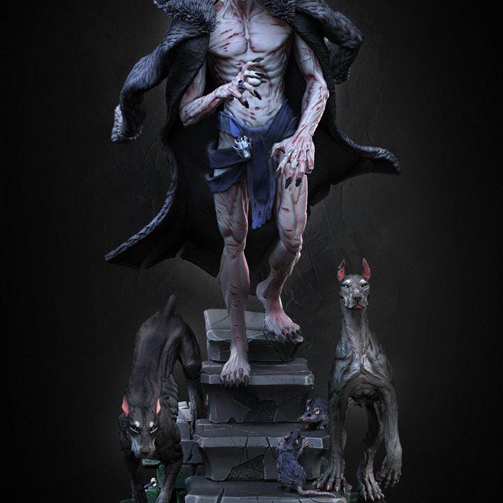 Count Orlok Miniature – Gothic Vampire Lord, Tabletop RPG Resin Figure