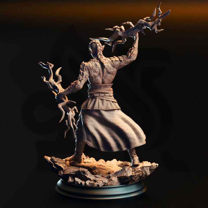 Styrax Dragonsoul Sorcerer Miniature – D&D, Pathfinder
