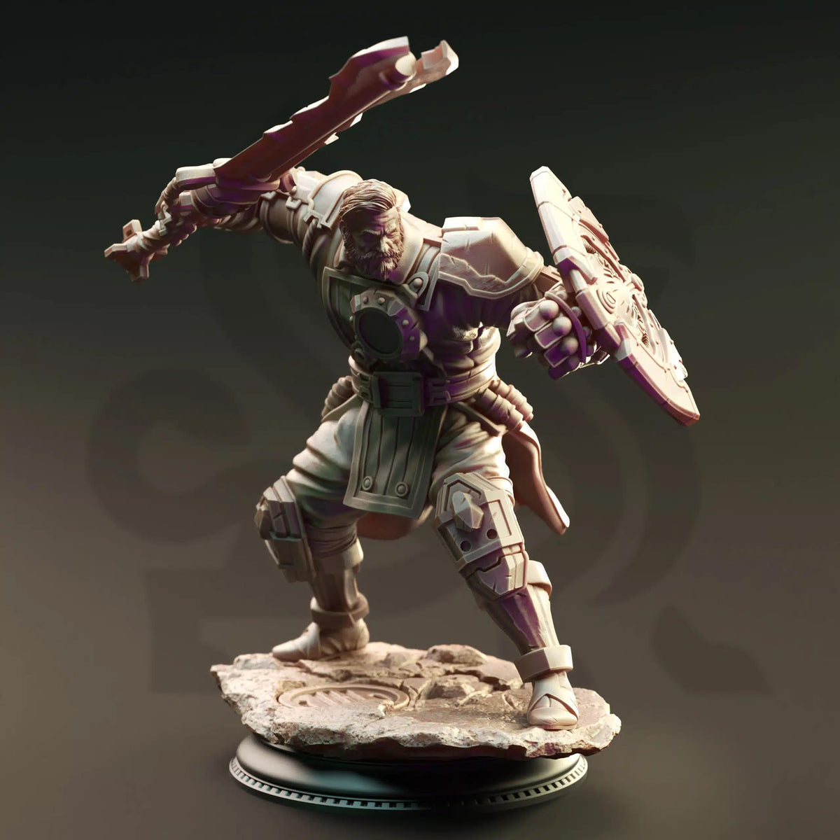 Brandyn Broadoak Baldurian enforcer miniature, photo 2