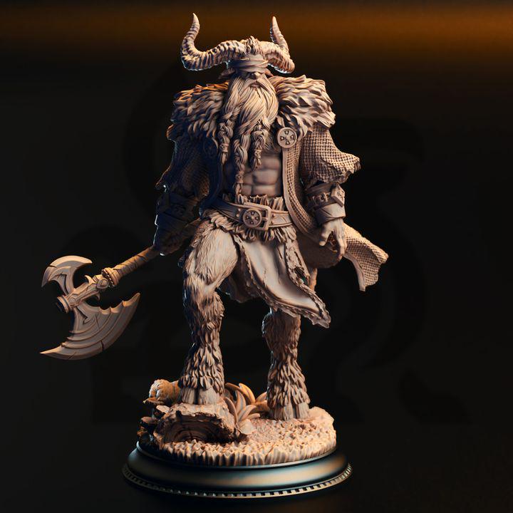 Jonah of the Badlands satyr barbarian miniature, photo 2