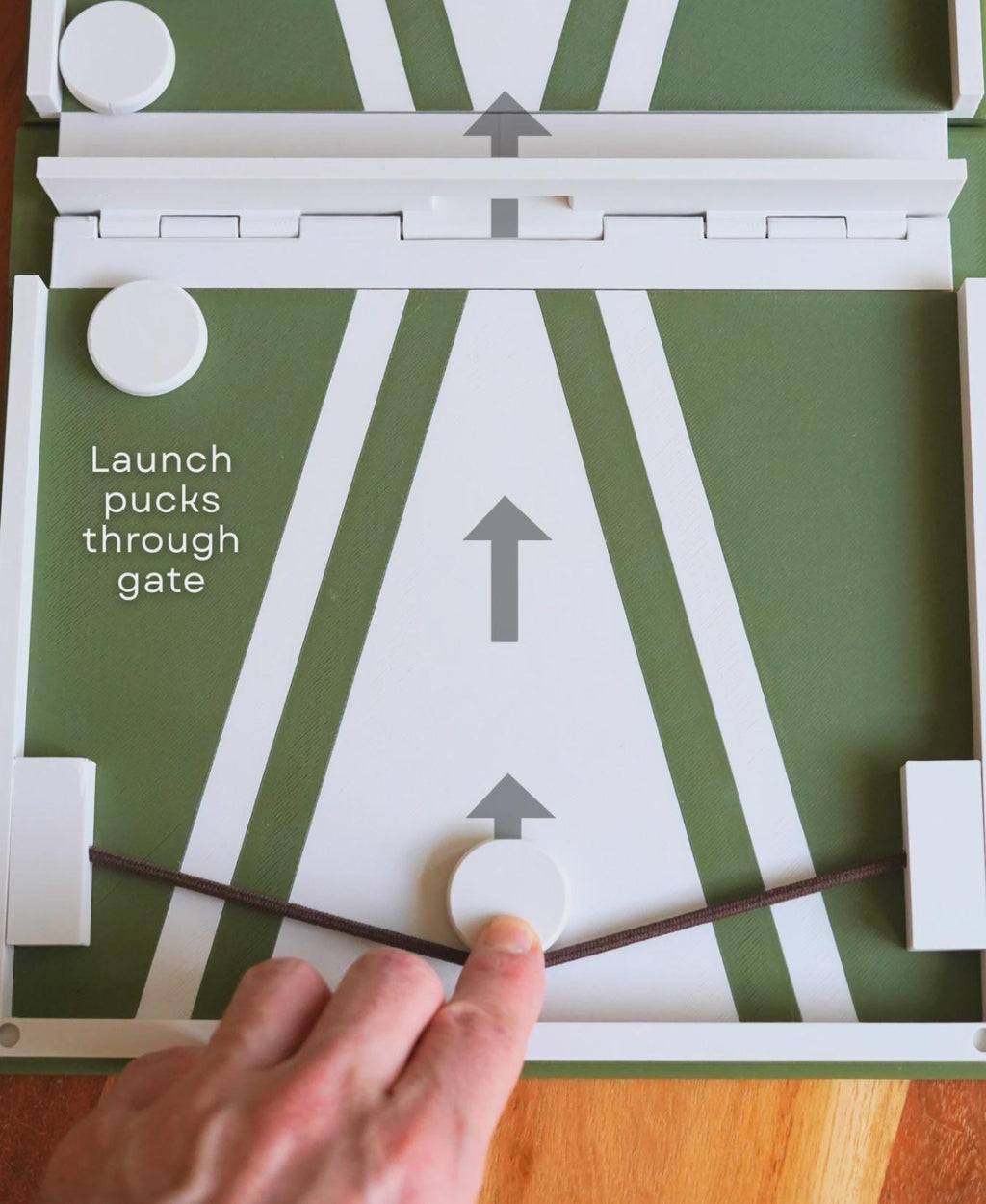 PlayBook’d Sling Puck – Hidden Book Tabletop Game – Fast-Paced Dexterity Game – Shelf Display Gift