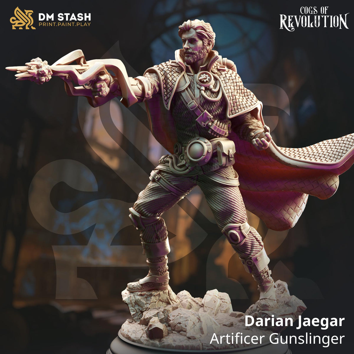 Darian Jaegar Artificer Gunslinger Miniature