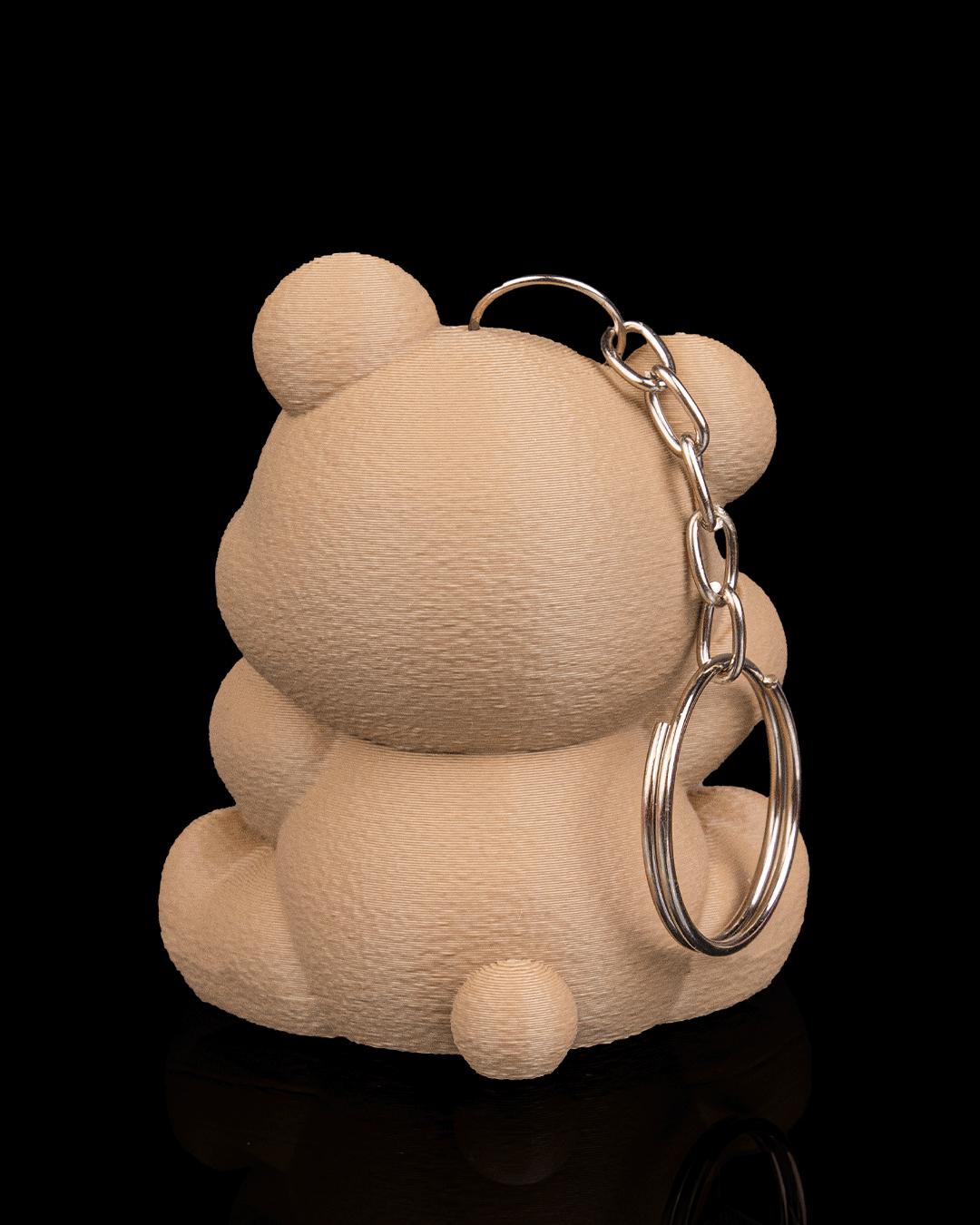 Heart Blossom Bear Keychain – Valentine’s Bag Charm