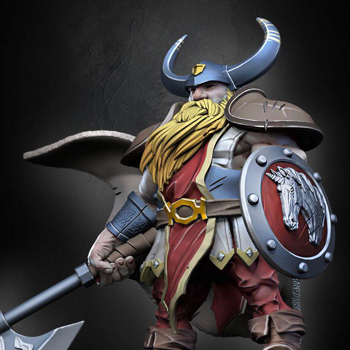 Dims the Dwarf – Viking Warrior Miniature