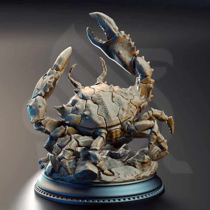 Snippy the Triclaw Crab – Large Monster Miniature (32mm)