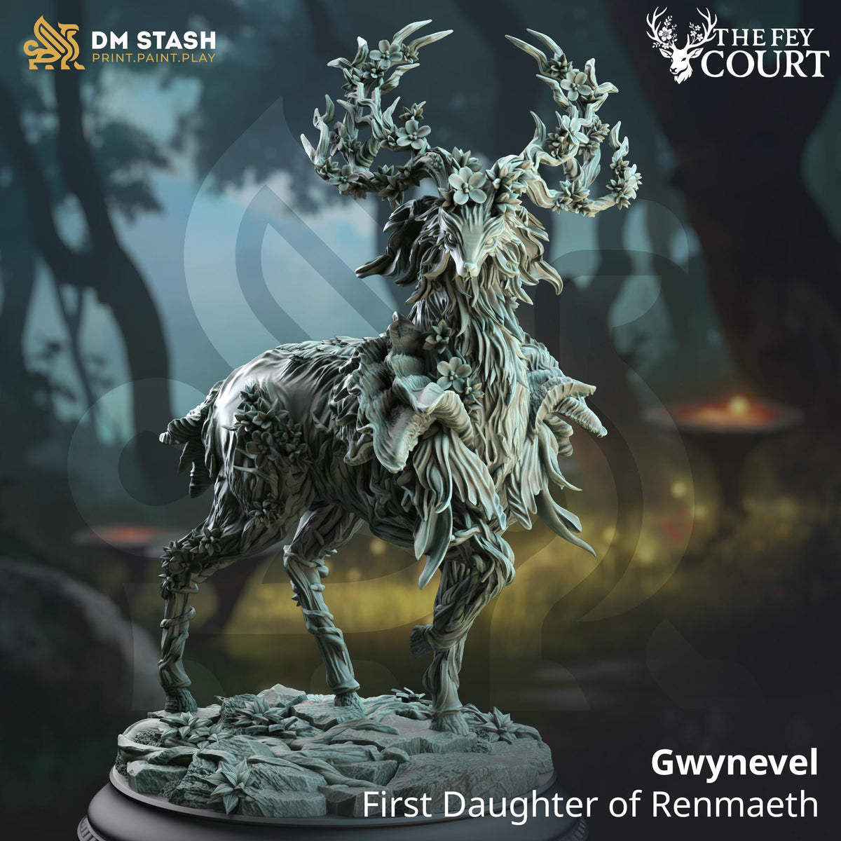 Gwynevel noble forest spirit miniature, photo 2