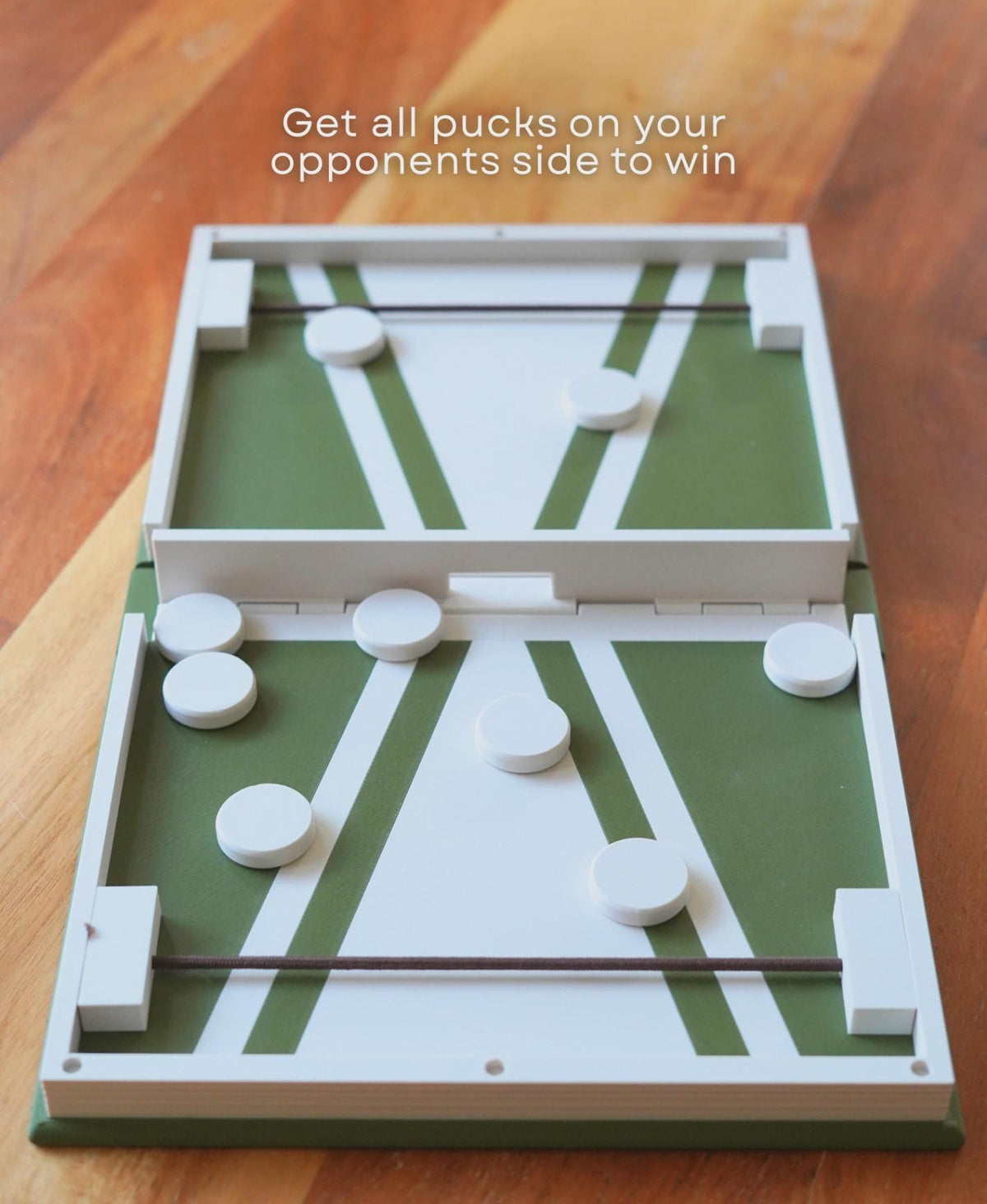 PlayBook’d Sling Puck – Hidden Book Tabletop Game – Fast-Paced Dexterity Game – Shelf Display Gift