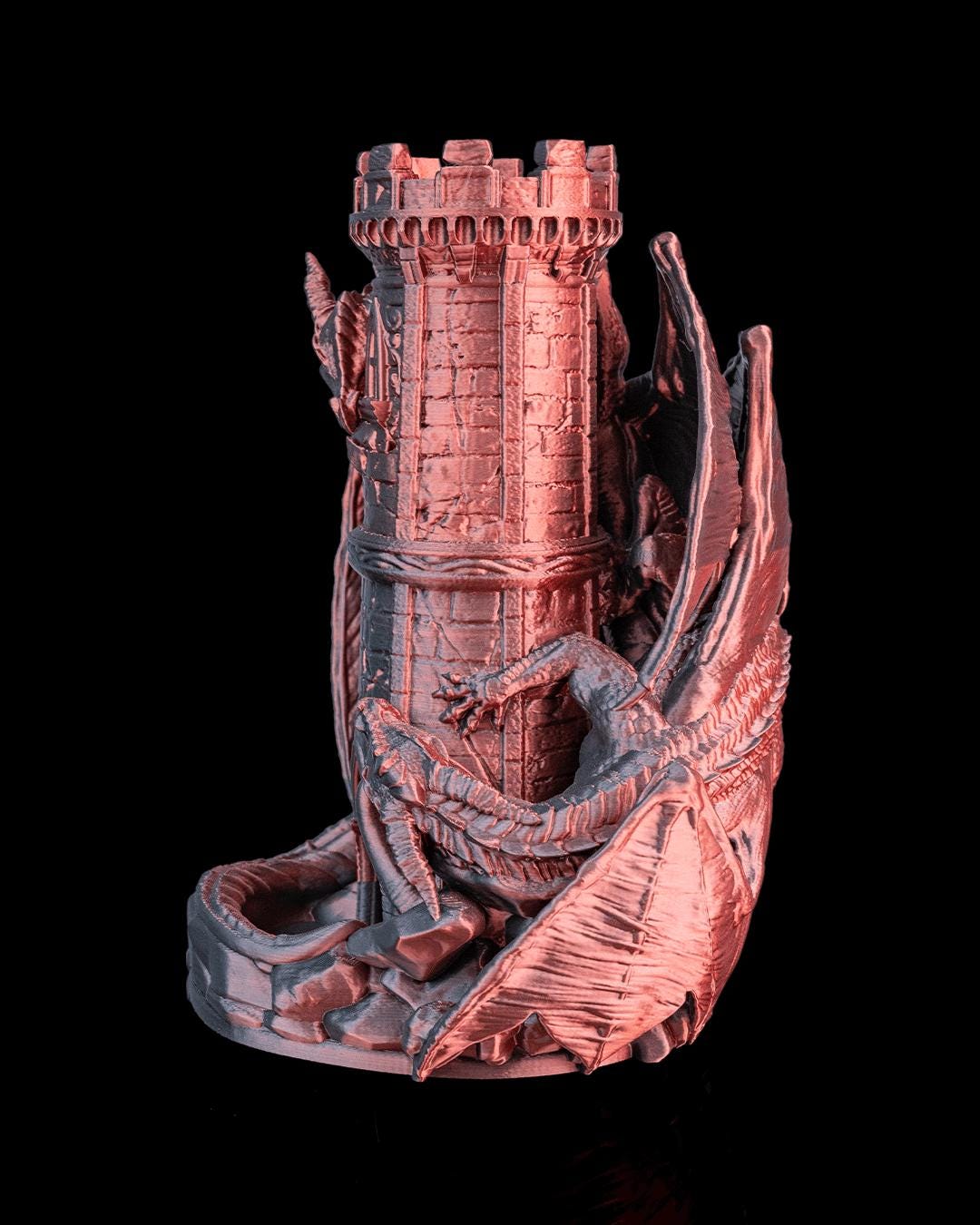 Twin Fate dragon dice tower for tabletop RPG, photo 2