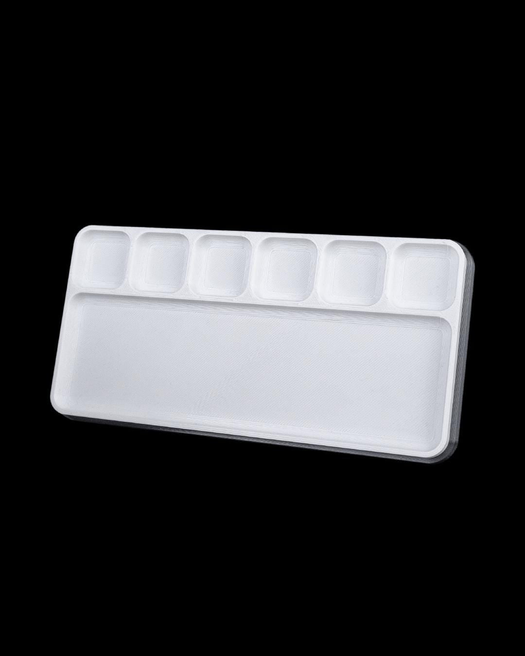 Artist Desk Organizer – Paint Palette & Brush Holder