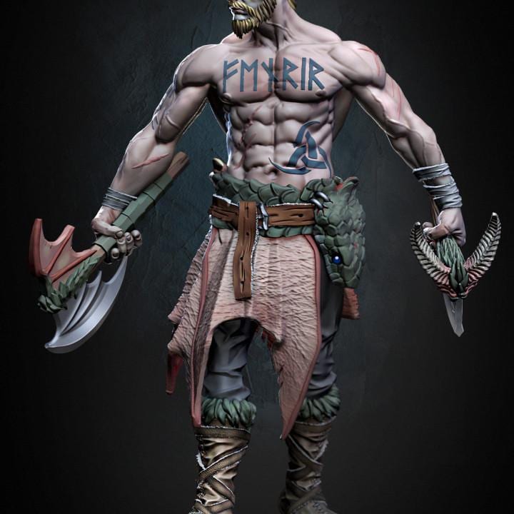 Ulfr the Norseman Berserker Miniature – Dragun Studios