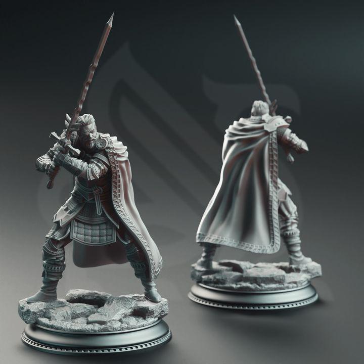 Field Marshal Kurt Williams Miniature: 32mm/75mm Resin RPG Figure