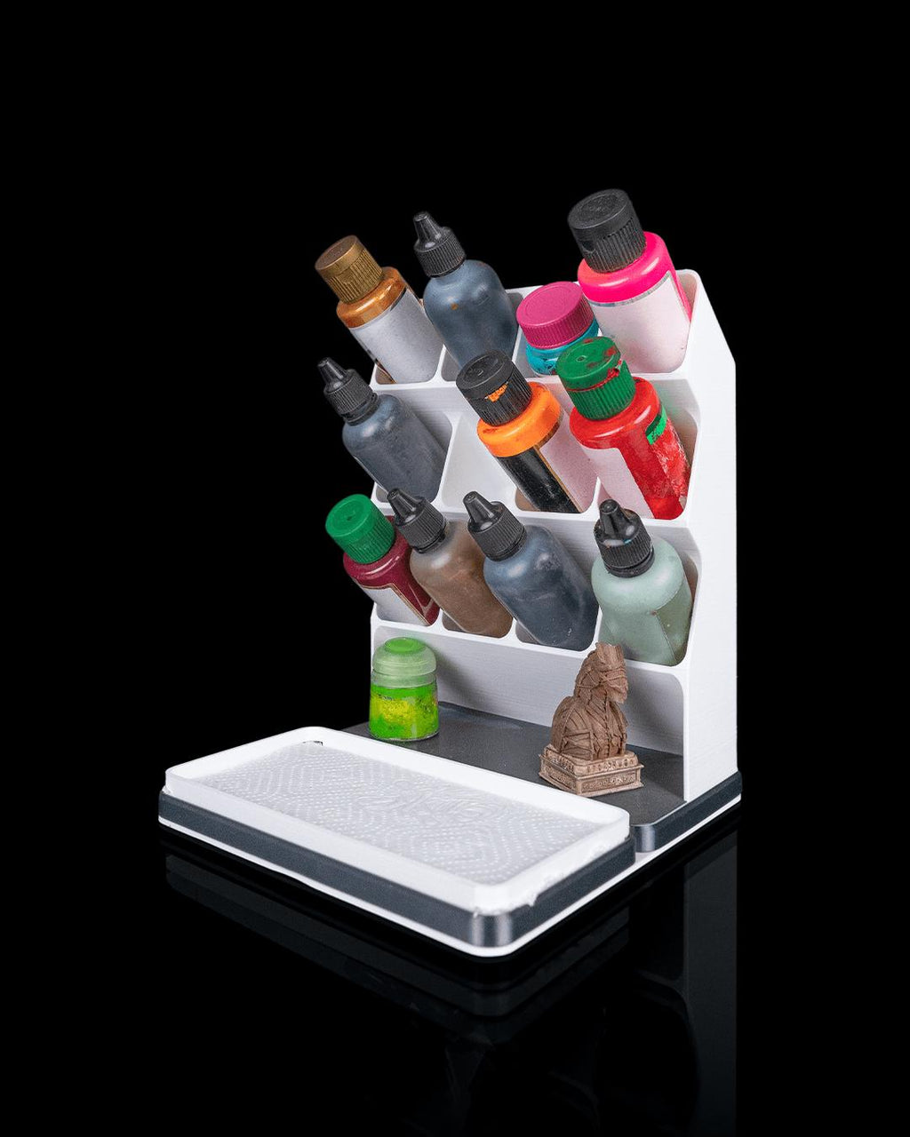 Miniature Painting Station – Paint Rack & Brush Organizer