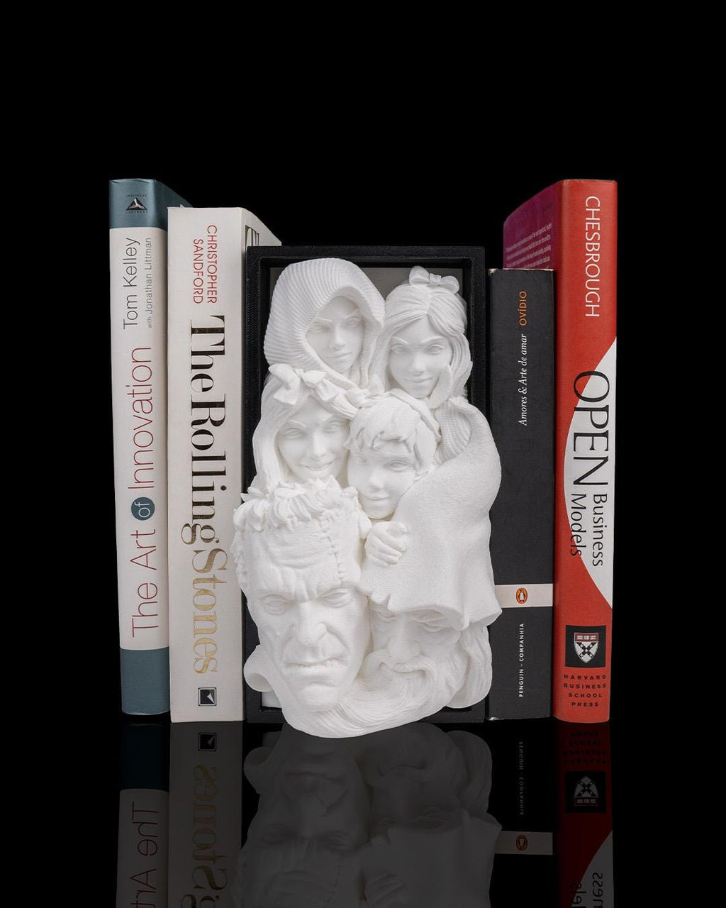 Fantasy book nook, miniature bookshelf insert diorama, photo 2