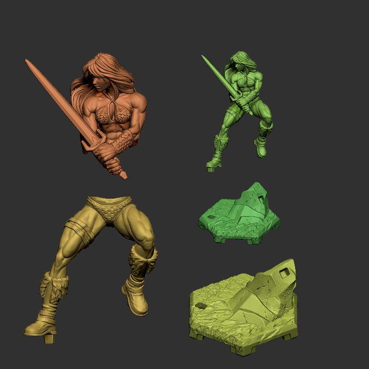 Tyris Flare Miniature – Female Warrior, Dragun Studios