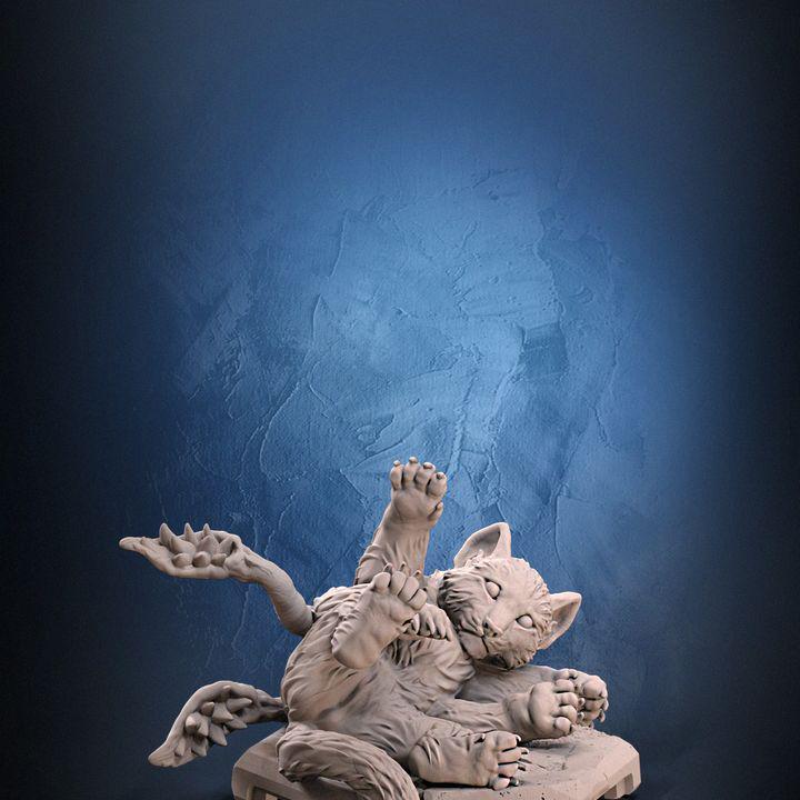 Displacer Beast Miniature – D&D, Pathfinder