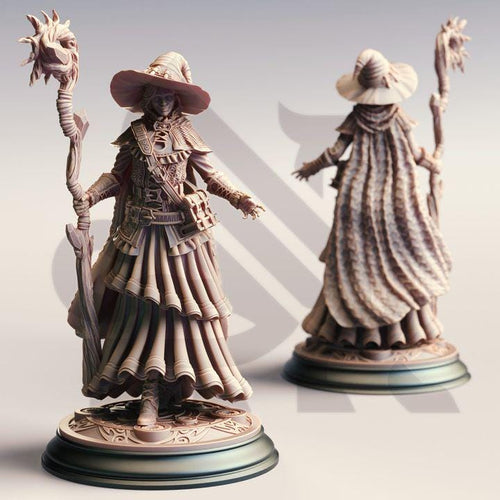 Alia of Ardris: Human Wizard Miniature - Tabletop RPG Model