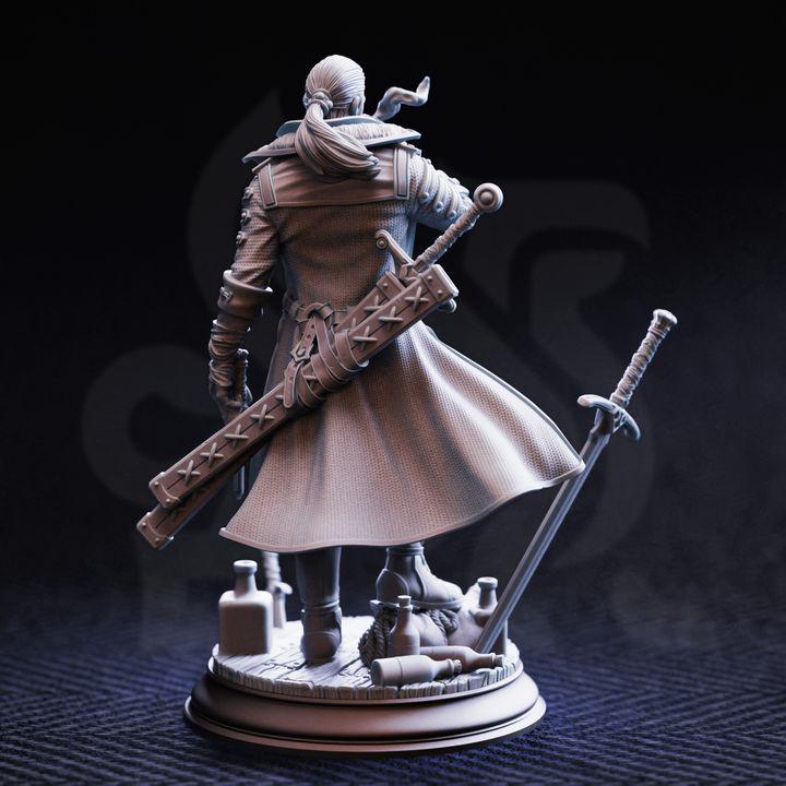 Vincent Nightingale hex hunter mob boss miniature, photo 2