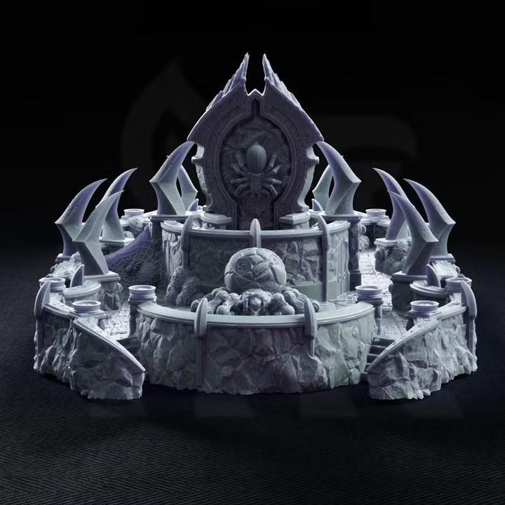 Spider shrine terrain, alternate view