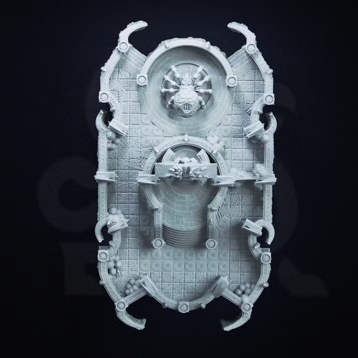Spider shrine terrain, stairs and platforms