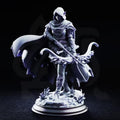 Hooded elf ranger archer miniature, resin printed by GLC3DPrints